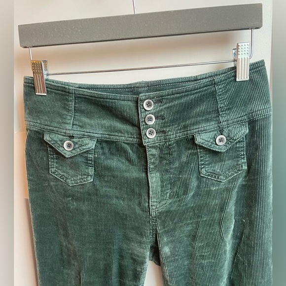 Pilacro and the Letterpress for Anthropologie High Rise bootcut Corduroy Pants - Picture 2 of 9
